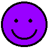 Purple smiley face