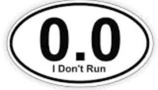 Running sticker 0.0