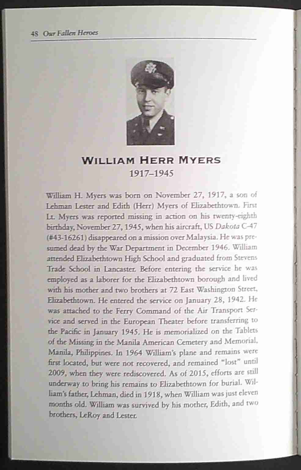 LT Bill Myers