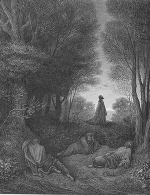 dore40 matt26 jesus prays in the garden