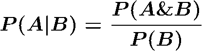 Conditional probability