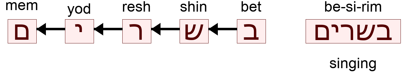 בשרים - singing