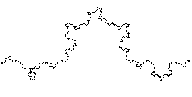 Randomized Koch coastline