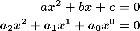 quadratic equation