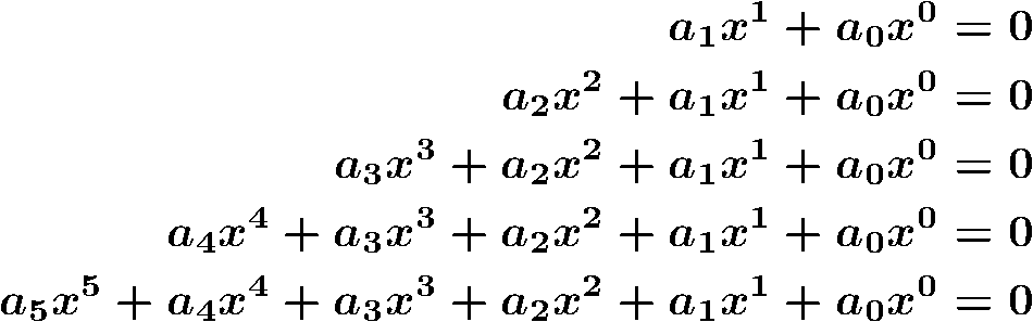 polynomial of degree 5