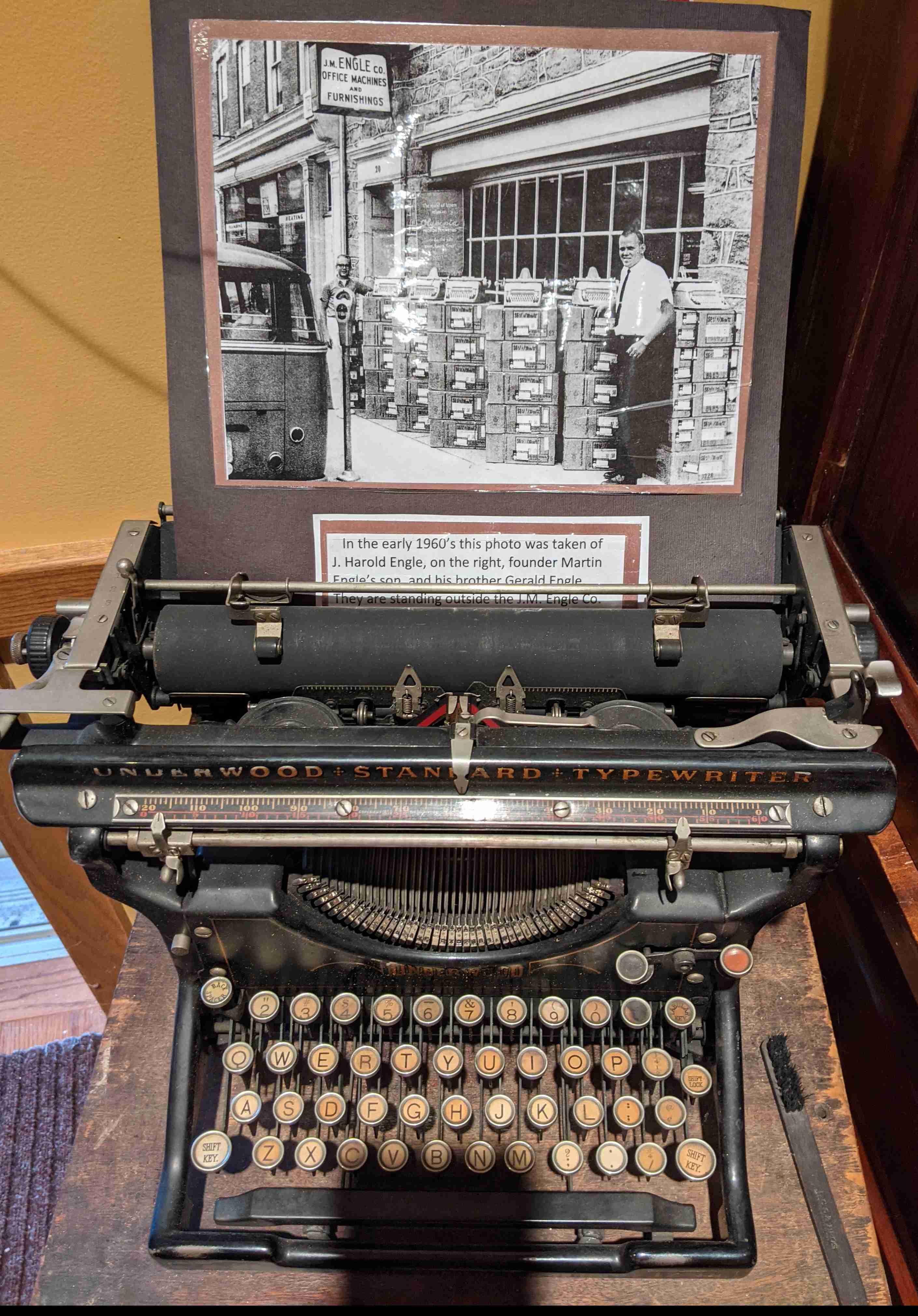 Antique typewriter