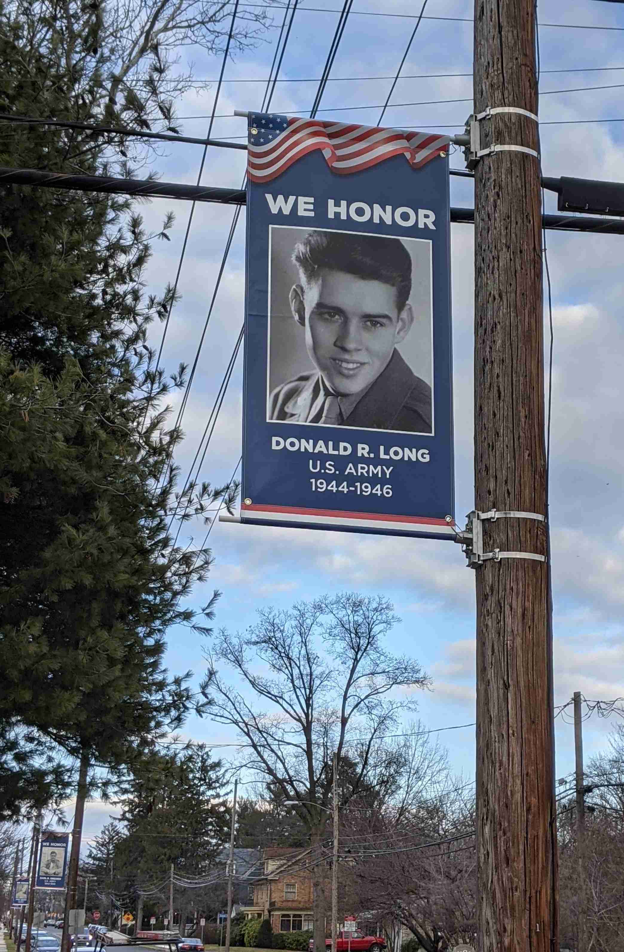 Banner for Donald R. Long