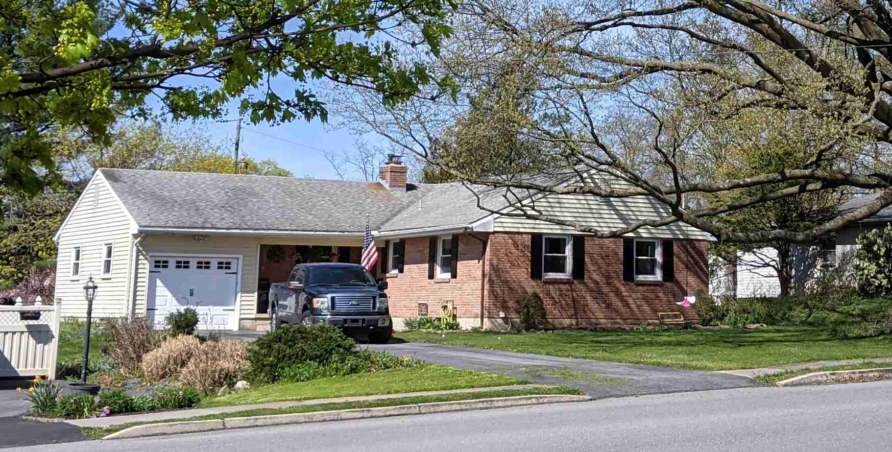 House behind group