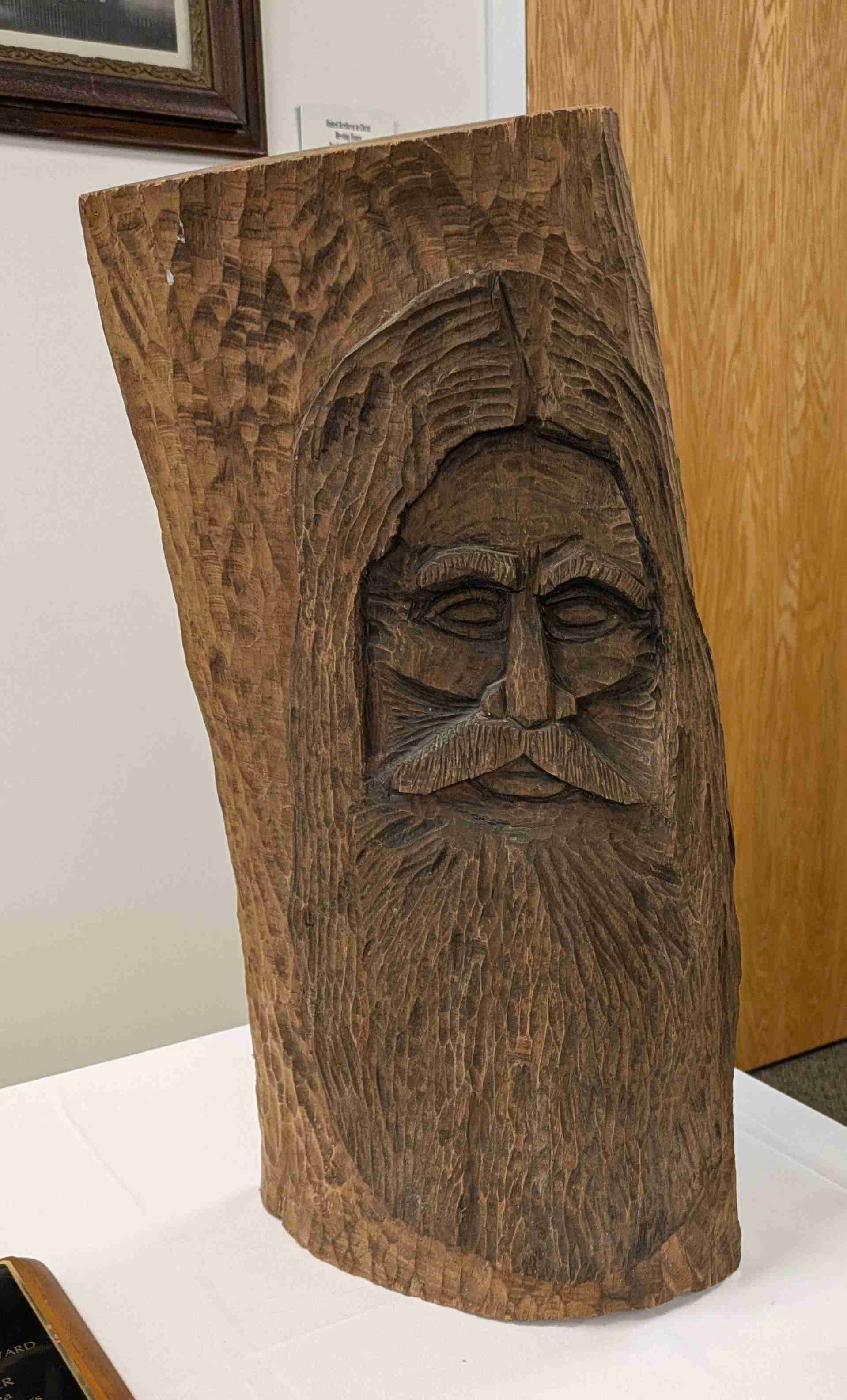 Wood sculpture by Mr. Miller