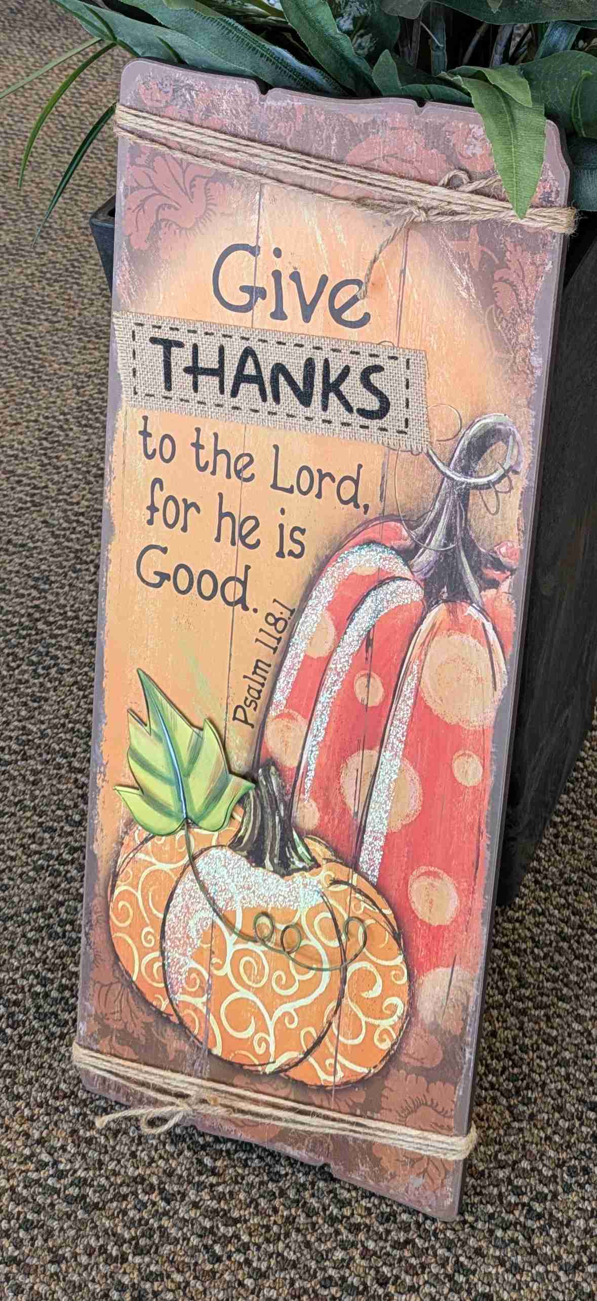 Give thanks at Thanksgiving