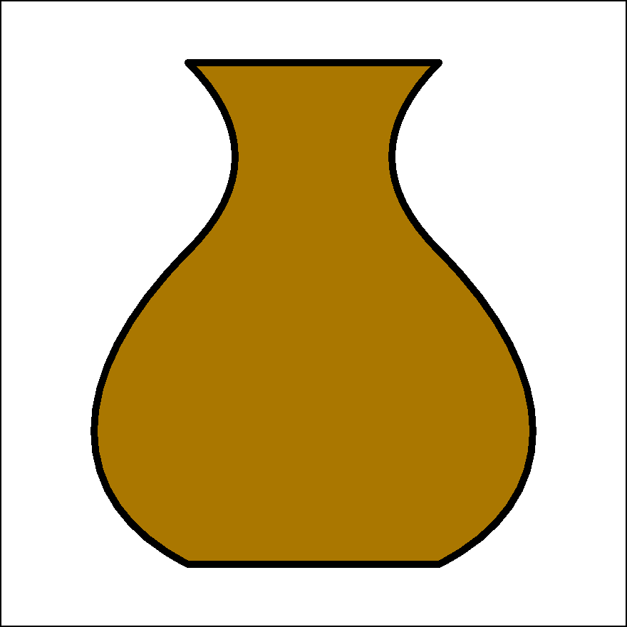 Vase: filled