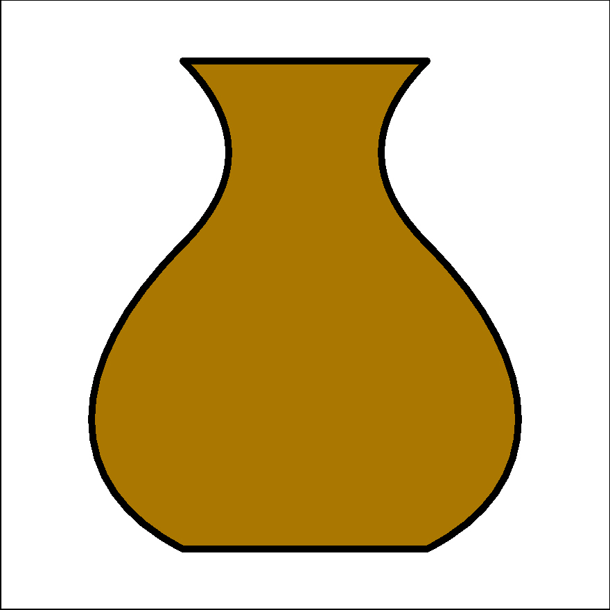 Vase: filled