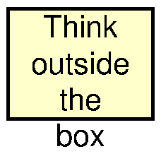 Think outside the box