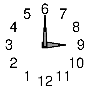 Clock: 9th hour