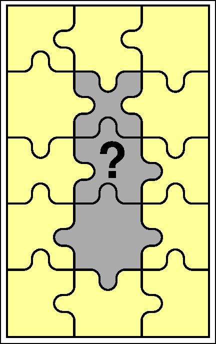 Puzzle missing pieces