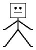 Stickman blockhead