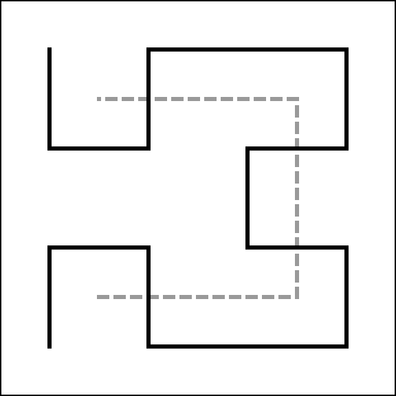 Hilbert curve degree 1