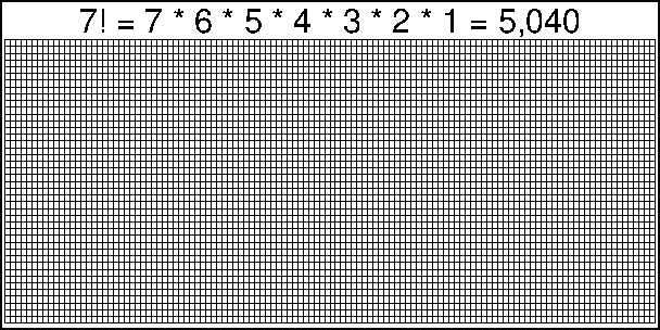 7 factorial