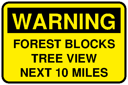 Warning Forest blocks tree view