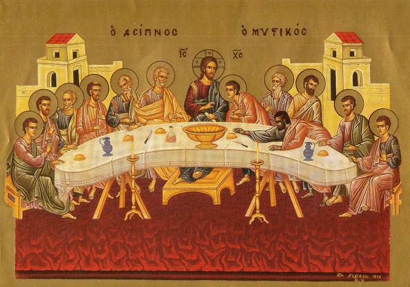 Icon: Last supper