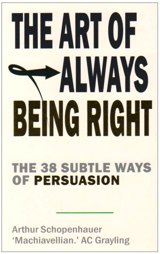 Book: The art of always being right