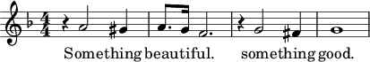 Music: Something beautiful