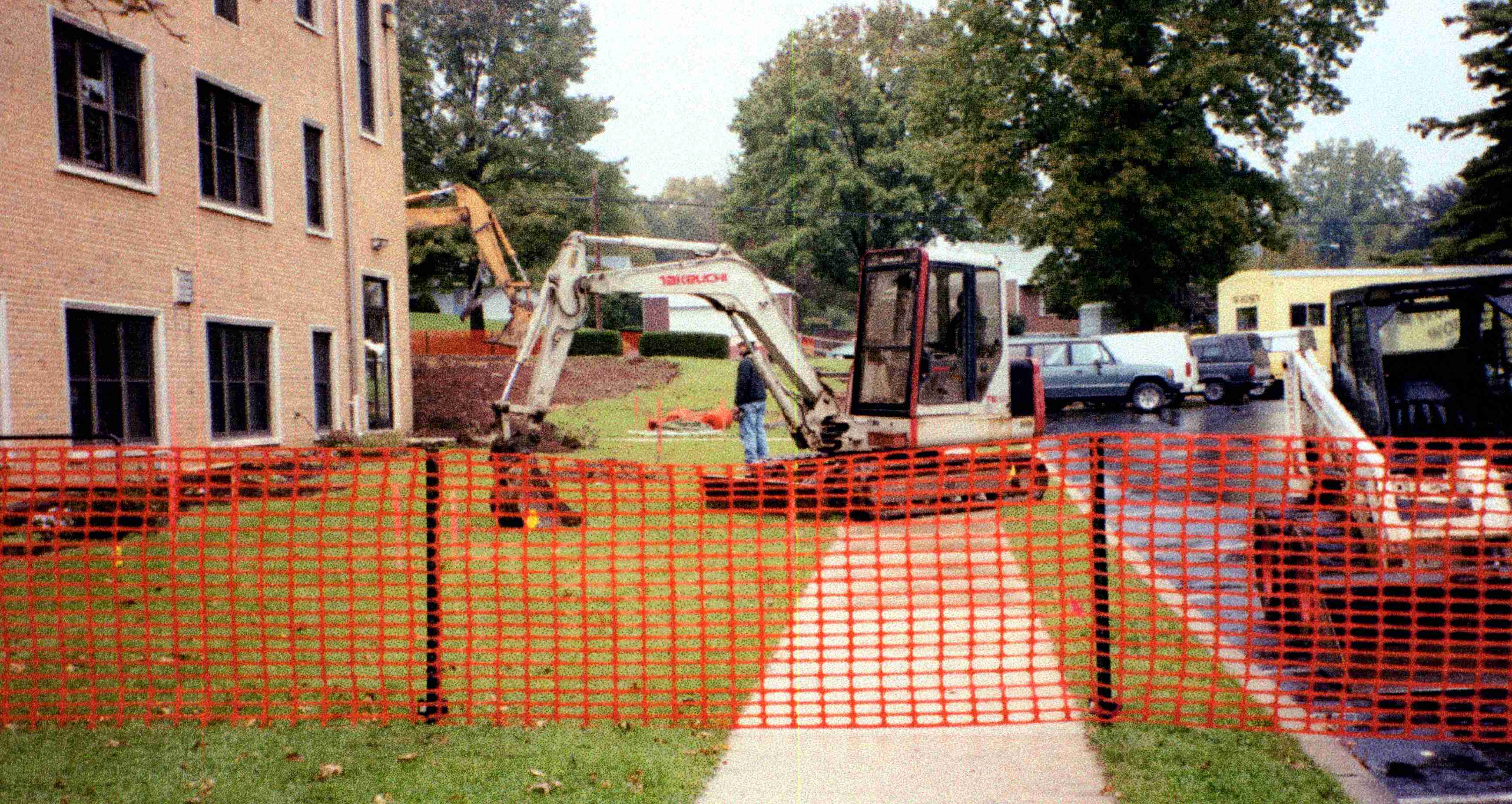 New entrance, with elevator will be here, 2000-09