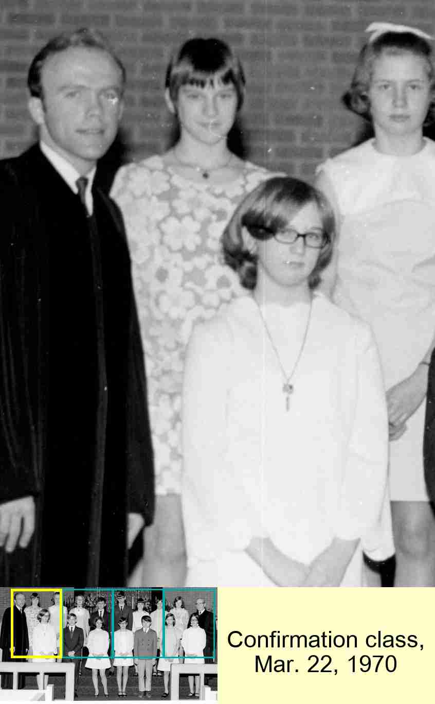 Confirmation class, Mar. 22, 1970 : 1/4