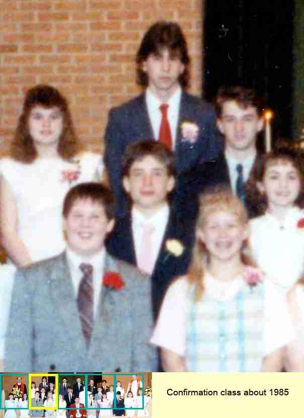 Confirmation class about 1985 : 2/5