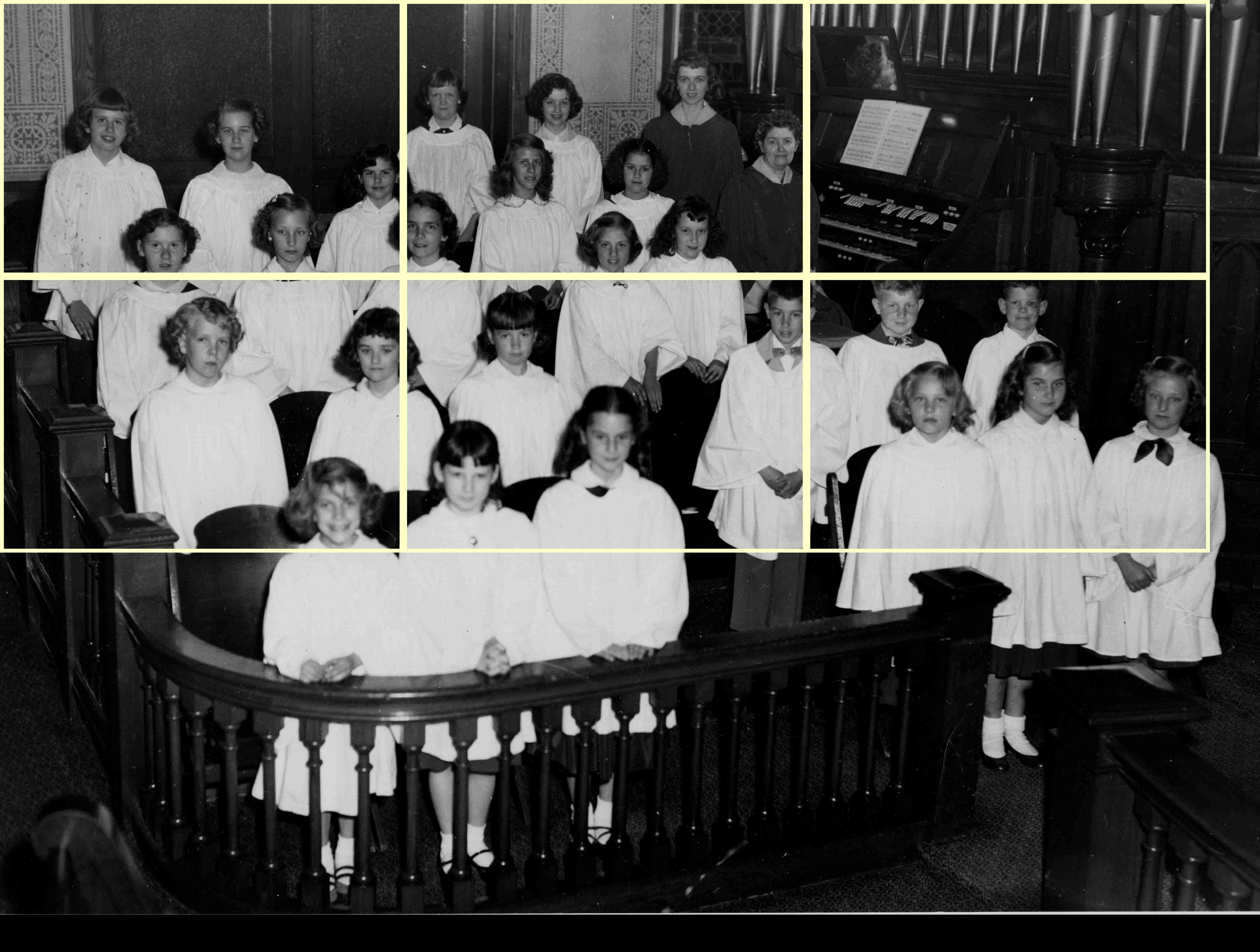 Kids choir in 1953 : 0/6