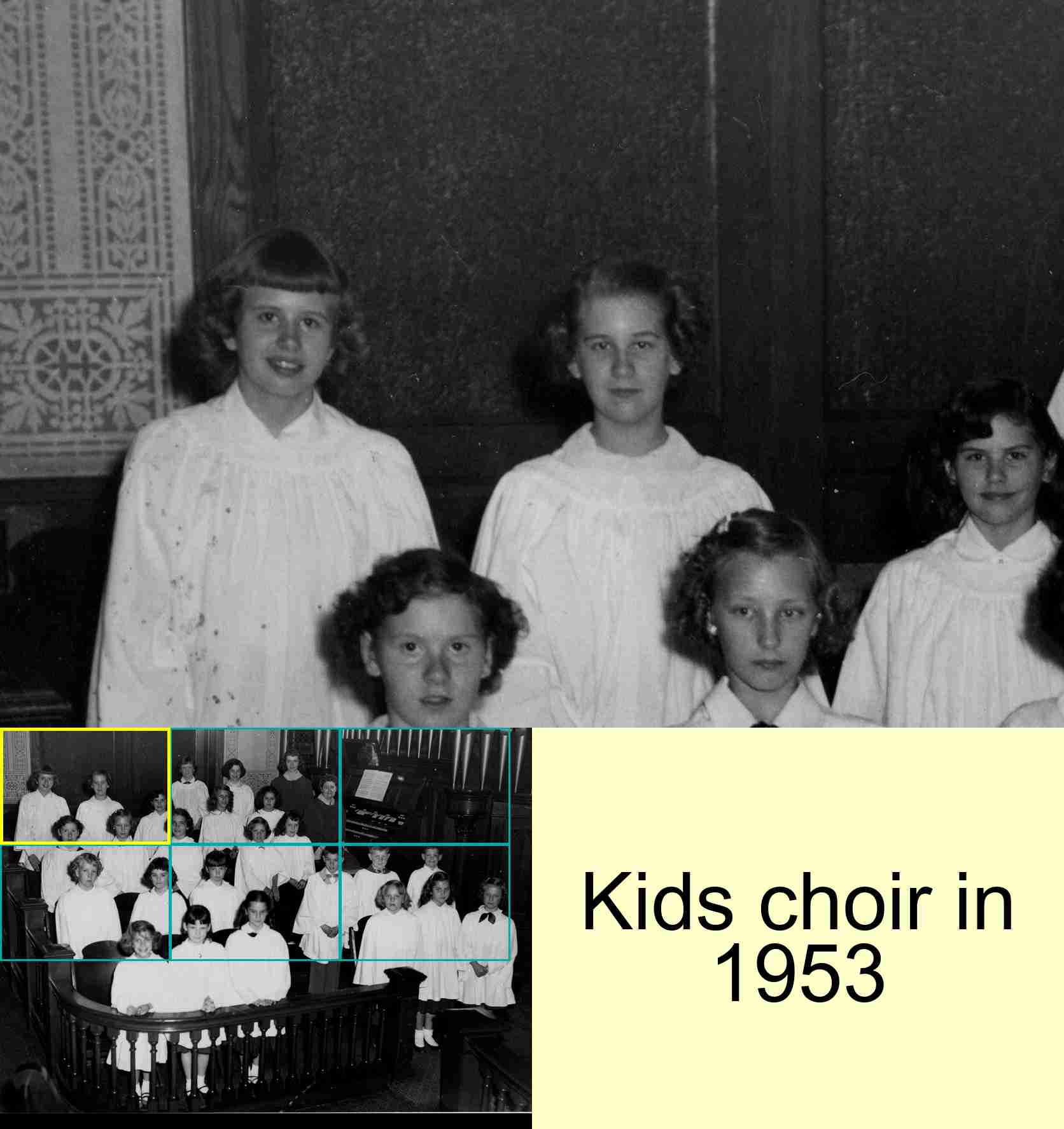 Kids choir in 1953 : 1/6