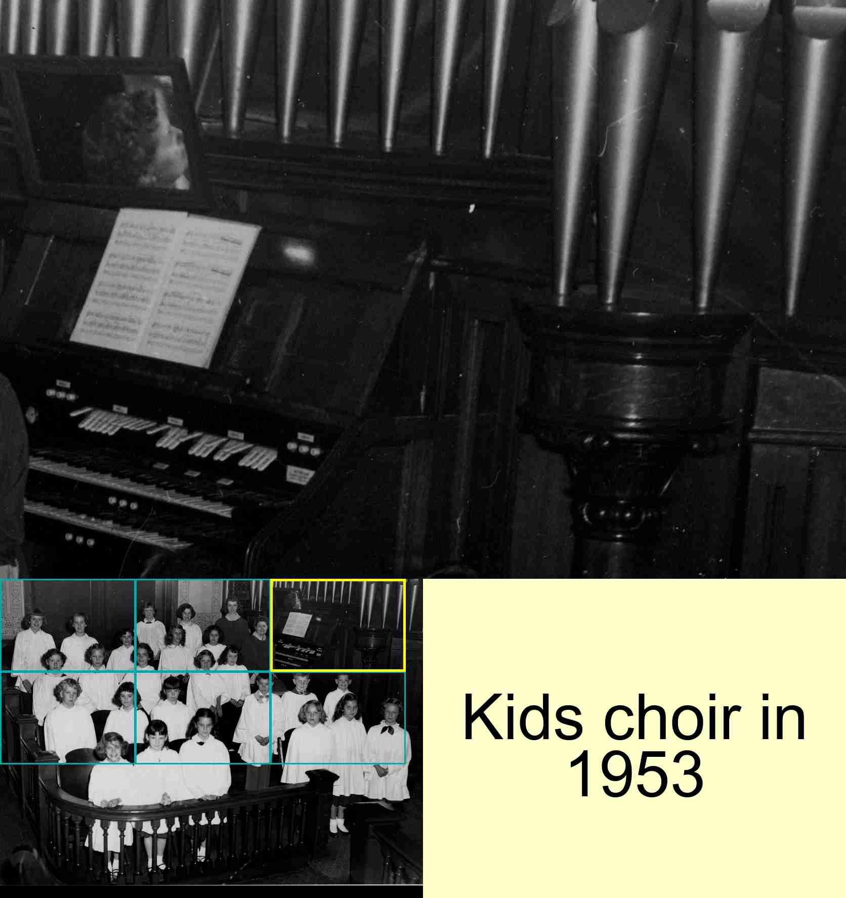 Kids choir in 1953 : 3/6