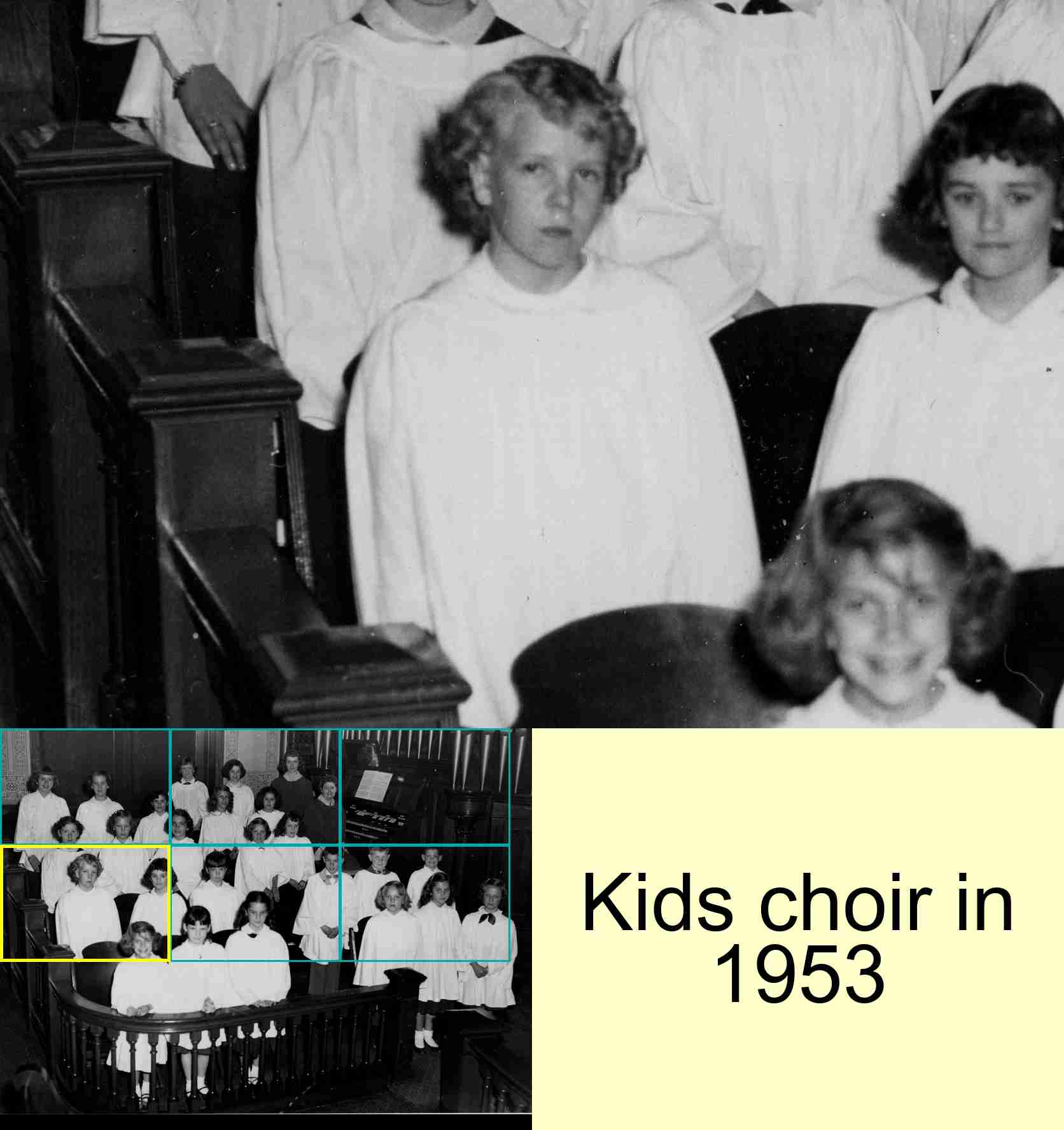 Kids choir in 1953 : 4/6