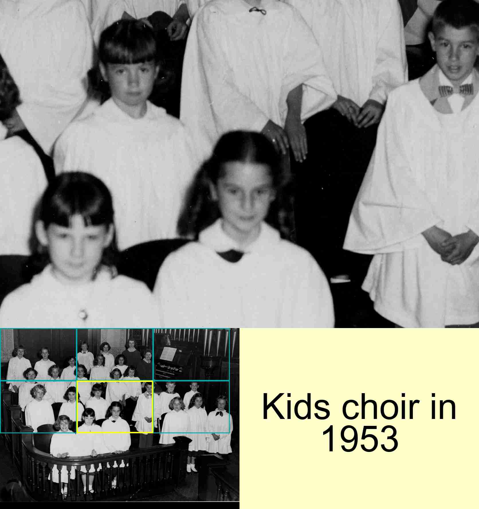 Kids choir in 1953 : 5/6