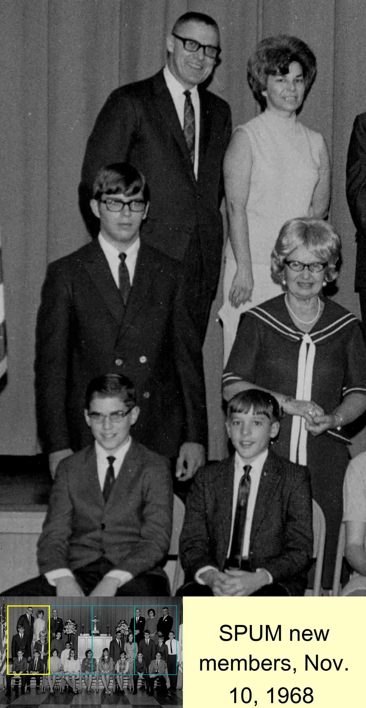 SPUM new members, Nov. 10, 1968  : 1/4