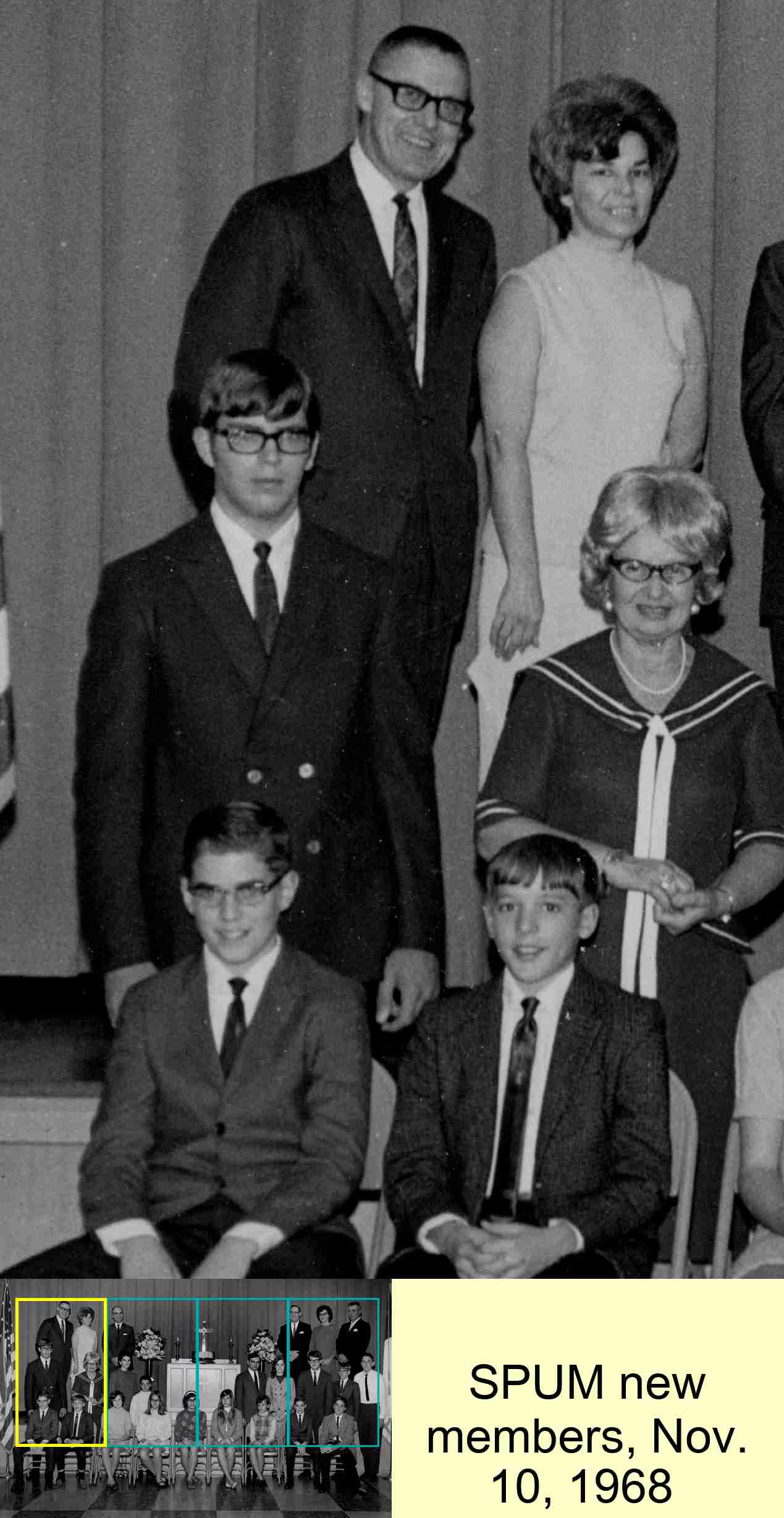 SPUM new members, Nov. 10, 1968  : 1/4