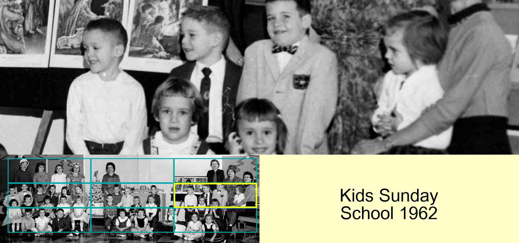 Kids Sunday
School 1962 : 6/9