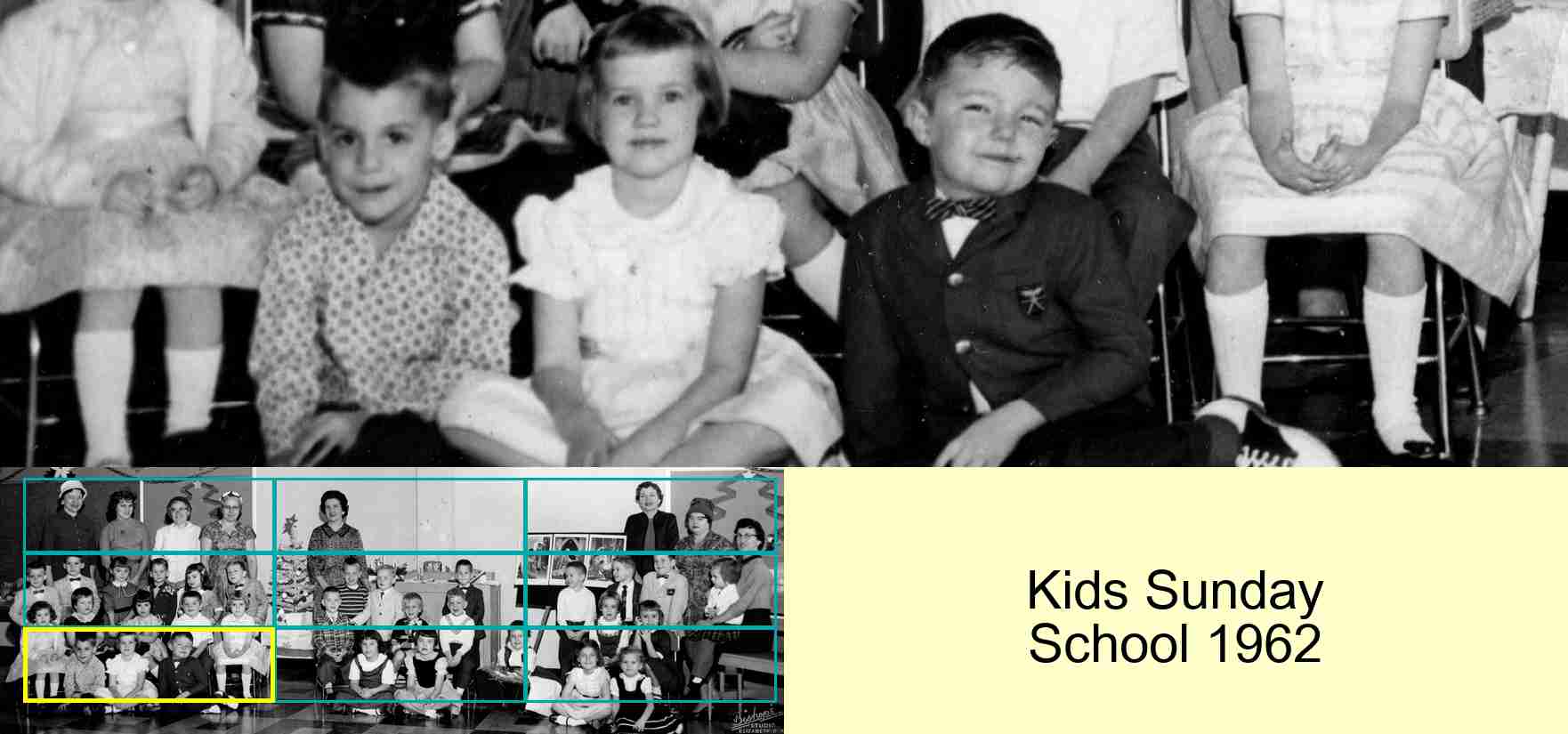 Kids Sunday
School 1962 : 7/9