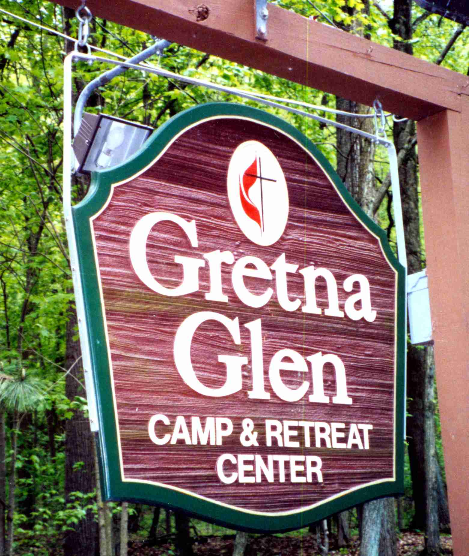 Gretna Camp sign