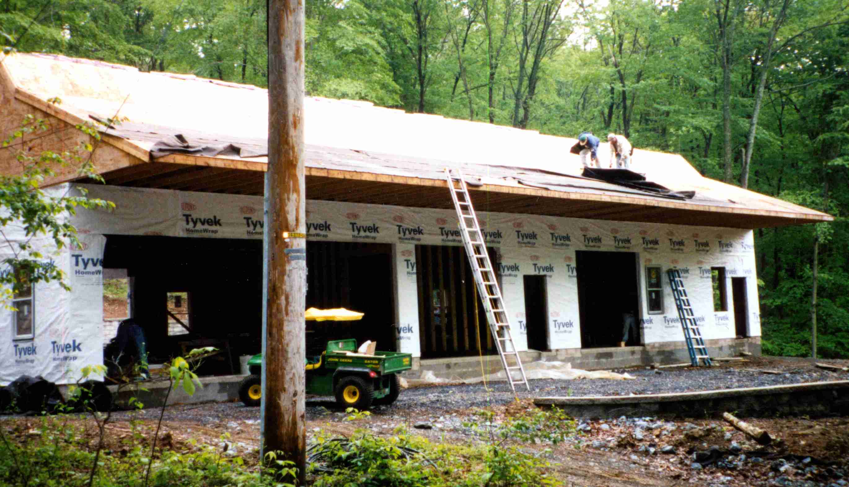 Building being constructed