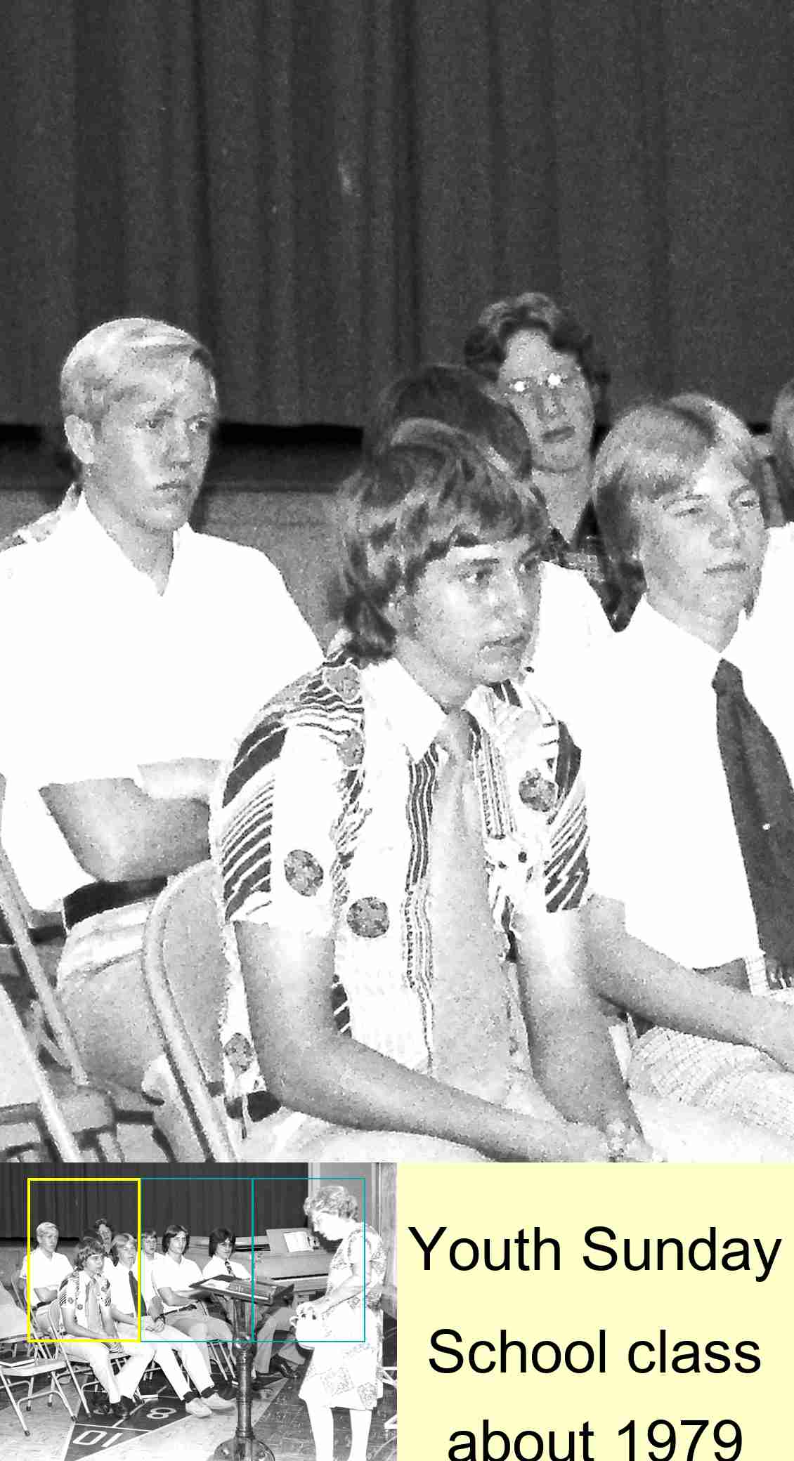 Youth Sunday School class about 1979 : 1/3