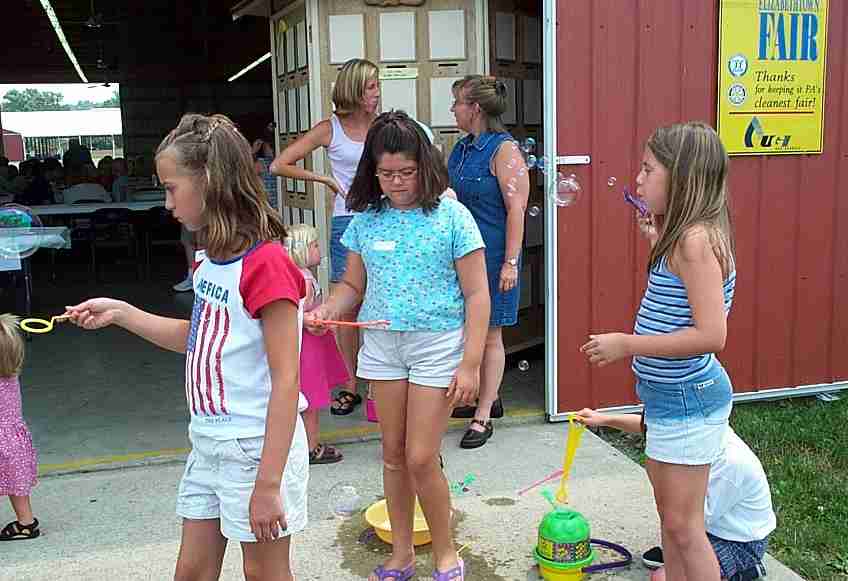 Bubbles at the fair