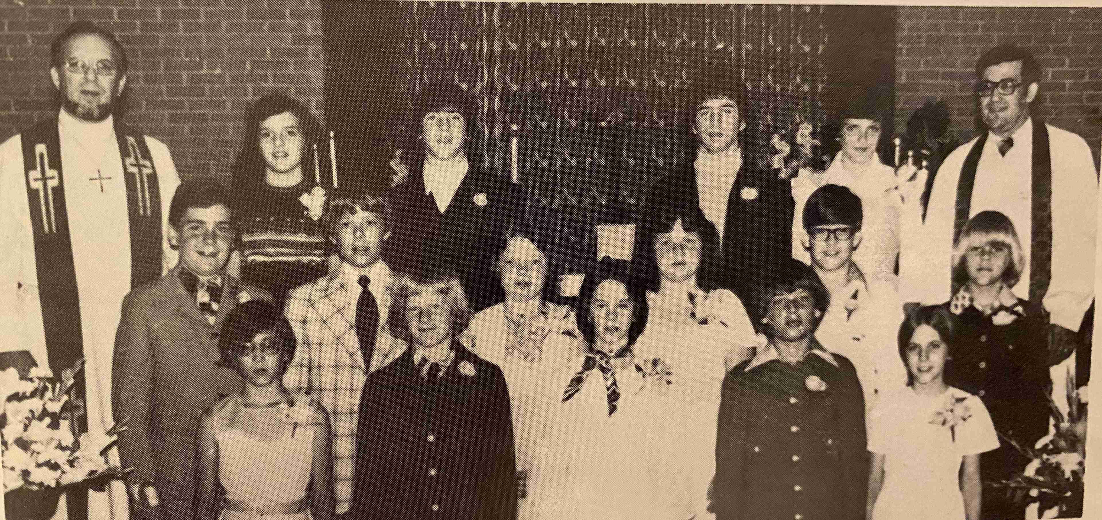 Confirmation class about 1976