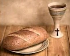 Take and eat: bread and cup