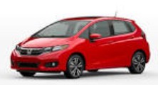 Car: Honda Fit red