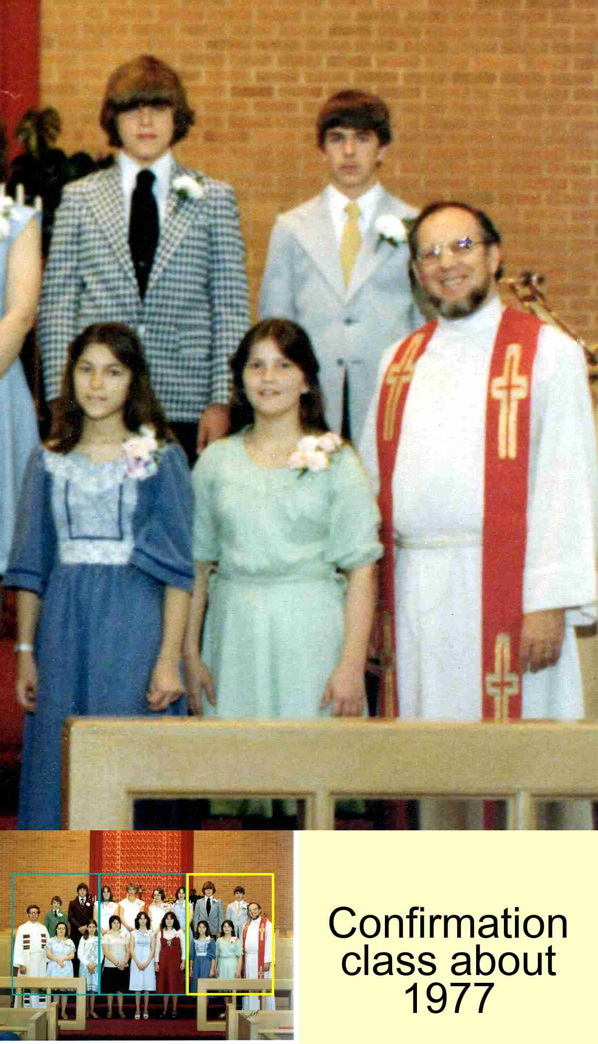 Confirmation class about 1977 : 3/3