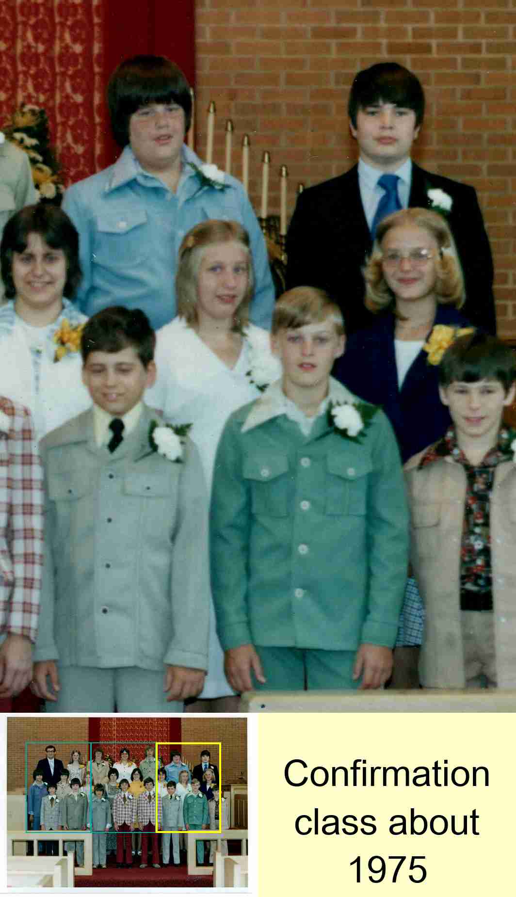 Confirmation class about 1975 : 3/3