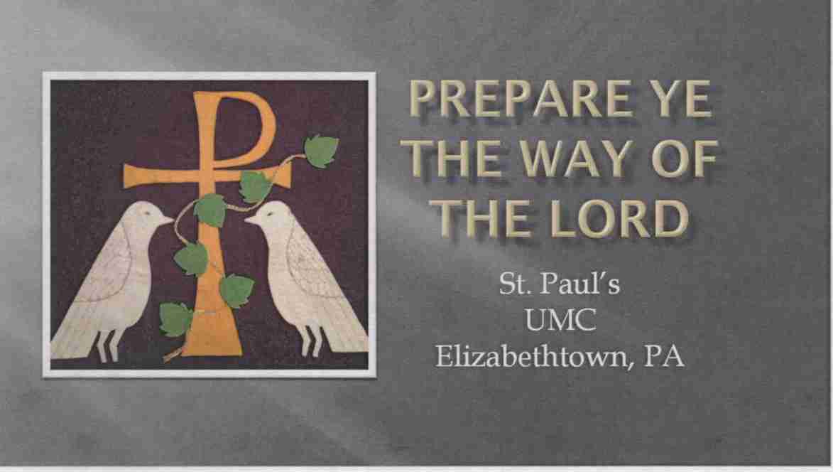 Chrismon: Prepare ye the way of the Lord