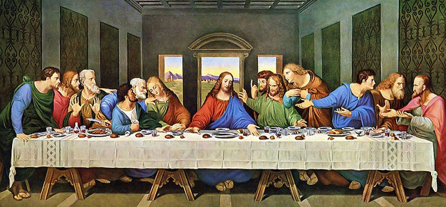 Painting: Last Supper by Da vinci