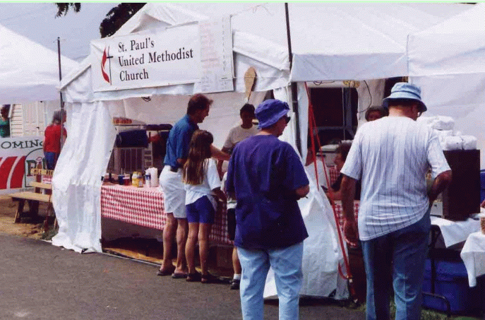 Fair food stand about 2002